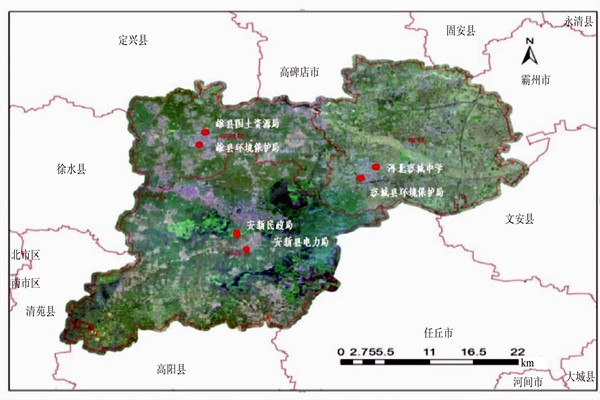 雄安新区空气质量实时监测的点位状况！